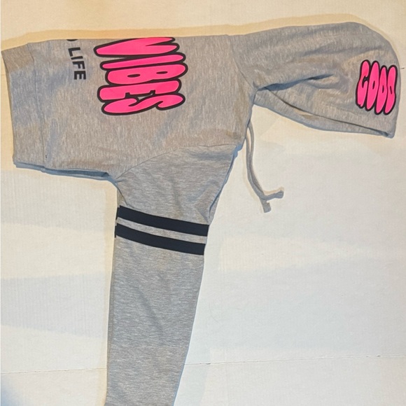 Goodlife Gray Jacket with Pink Accents - Picture 6 of 6